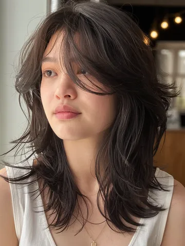 wolf cut hair ideas 2025 classic wolf cut with a polished fi
