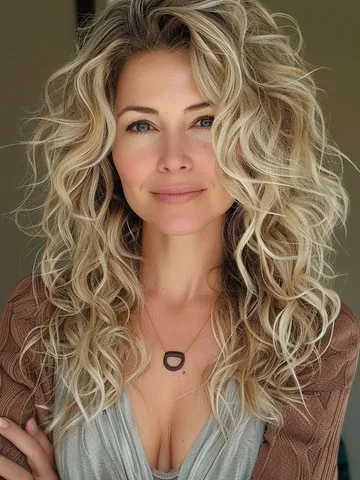 24 gorgeous curly hairstyles women love right now long layer