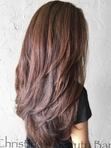 layered hairstyles for thick long hair pin on manu a shag li