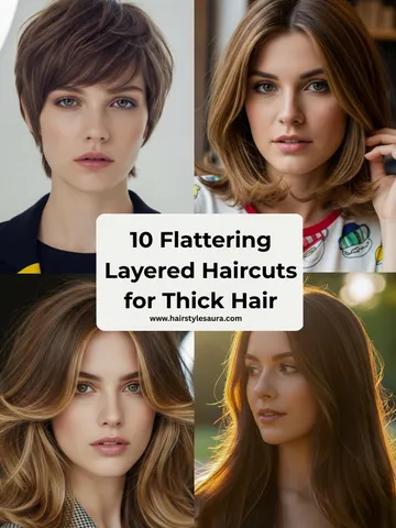 10 flattering layered haircuts for thick hair every woman sh