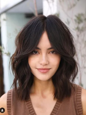 13 layered curtain bangs ideas and style guide the fringe of