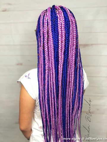 best long box braids hairstyles for stylish women to conside