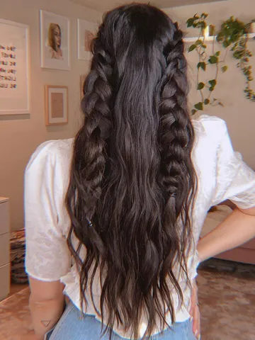 long hair types of braids for women