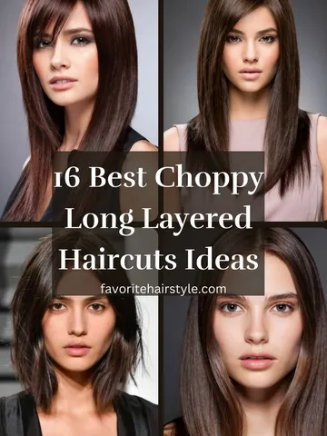 choppy long layered haircuts ideas