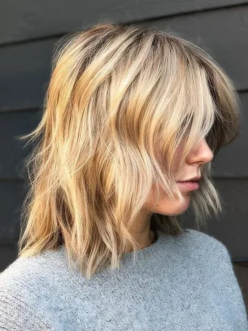 25 lovely medium length choppy haircuts styleoholic