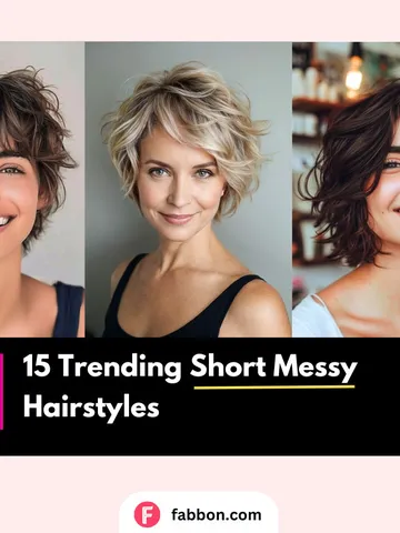 15 short messy hairstyles trending in 2025 fabbon