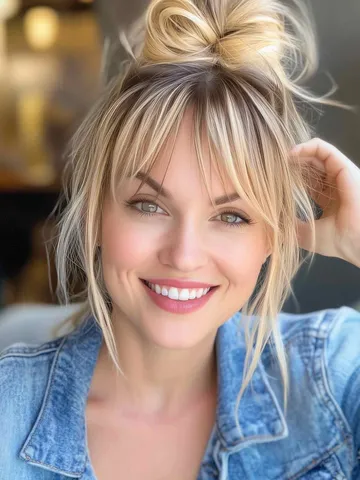 25+ Women Prove Curtain Bangs Are Still Trendy in 2026 in 2025