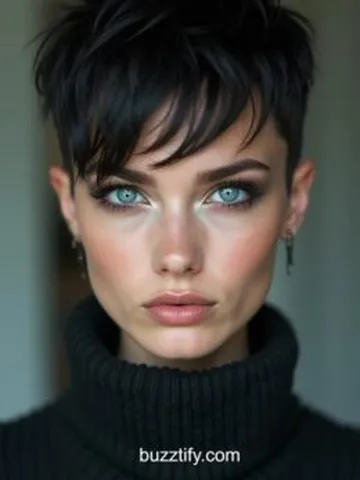 Messy Fringe Hairstyle for Women, Messy Hair Bangs, Tousled - Buzztify