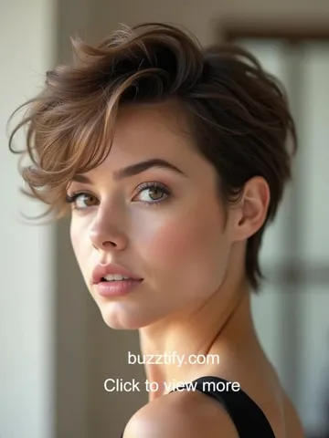 Messy Fringe Hairstyle for Women, Messy Hair Bangs, Tousled - Buzztify
