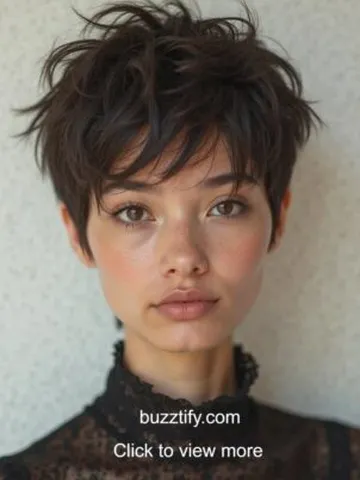 Messy Fringe Hairstyle for Women, Messy Hair Bangs, Tousled - Buzztify