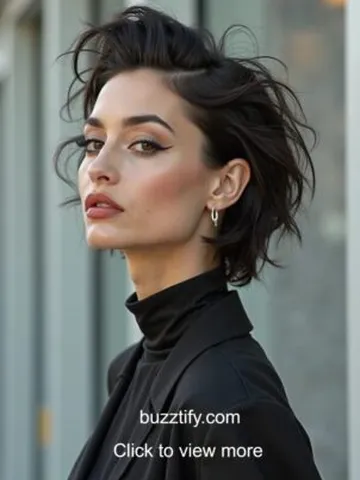Messy Fringe Hairstyle for Women, Messy Hair Bangs, Tousled - Buzztify