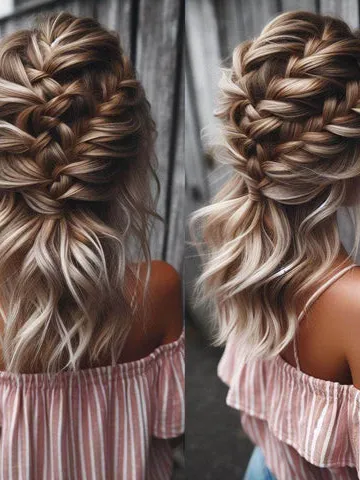 fishtail messy braid prom 10 gorgeous prom updo hairstyles