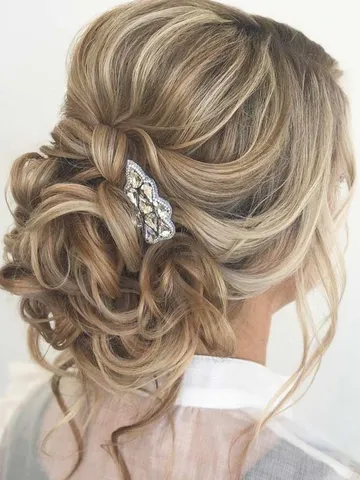 messy updo tumblr prom