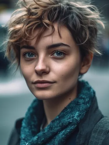 24 unique and messy short hair looks for women