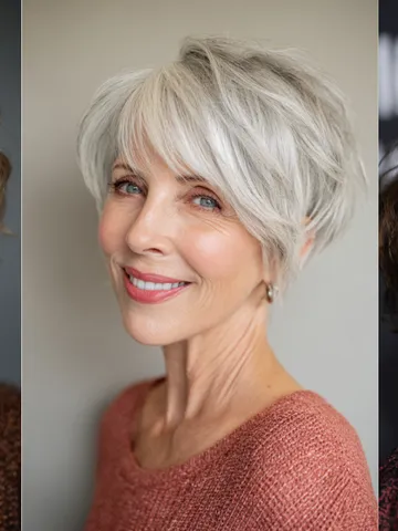 21 chic short messy hairstyles for women over 50 creativeboo