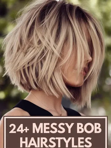 relaxed and stylish 24 messy bob hairstyles for effortless b