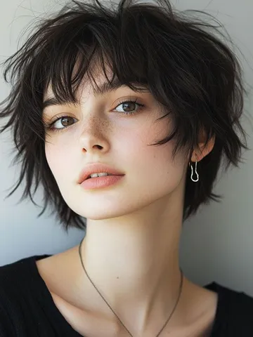 35 cute short hairstyles to rock messy layered shag with wis