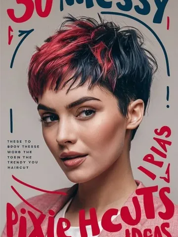 dive into the world of messy pixie haircuts ideas that combi