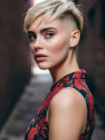 15 fierce flattering shaved pixie cuts for your face shape i