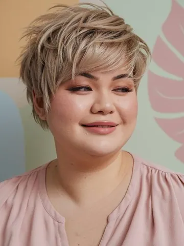 15 flattering pixie haircuts for plus size women in 2025