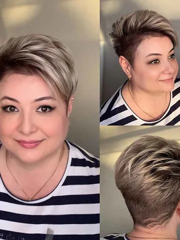 21 slimming hairstyles for overweight women over 40