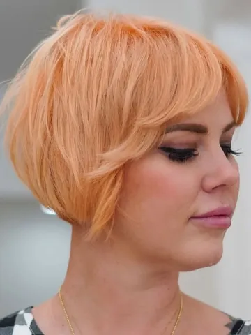 35 most flattering haircuts for chubby faces