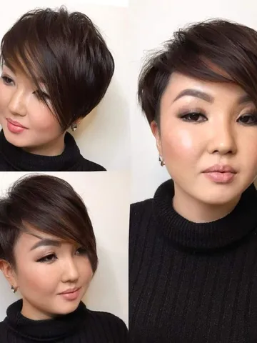 pixie cut round face shape