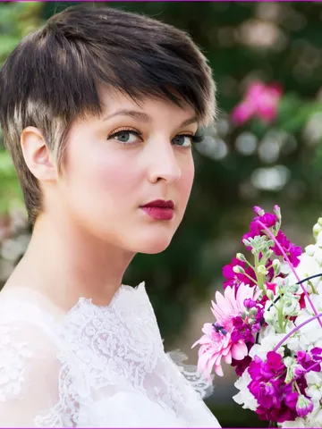pixie styles for wedding