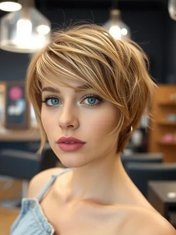 40 pixie haircuts for modern women sunlit fringe pixie