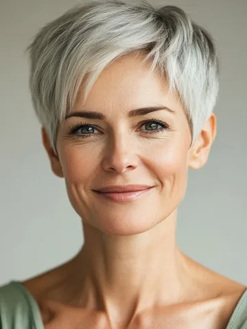 43 chic pixie haircut for women over 50 cool platinum pixie