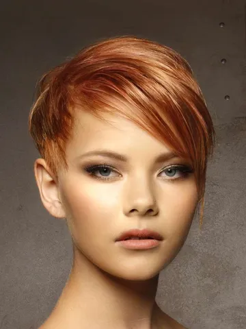 pixie haircut fringe