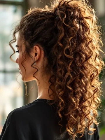 40 easy ponytail hairstyles for active days curly hair style