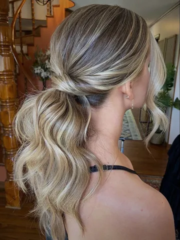 high ponytail bridesmaid hair ponytail bridemaids hairstyles