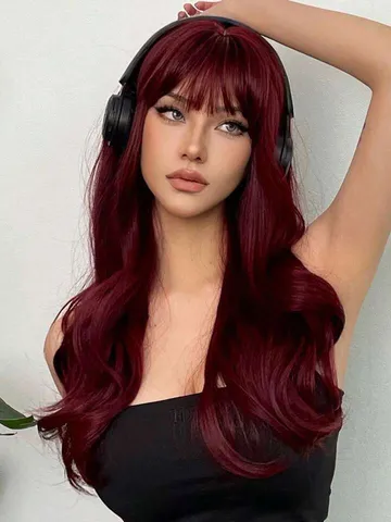 Red Hair With Bangs, Red Hair Looks, Cut My Hair, Wigs With Bangs ...