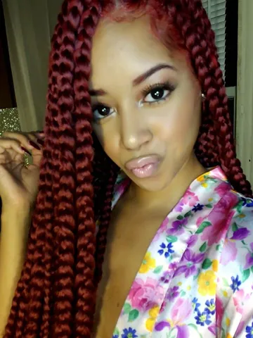 red box braids hairstyles fade haircut styles