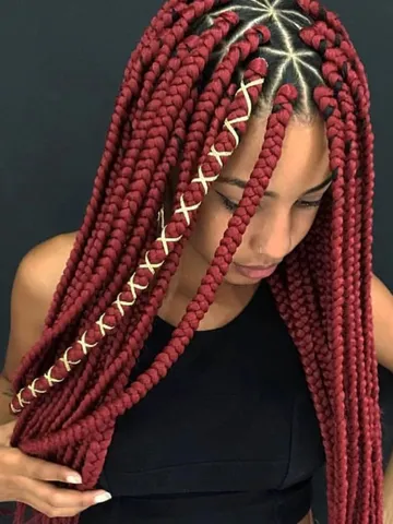 red box braids africanside red box braids box braids picture