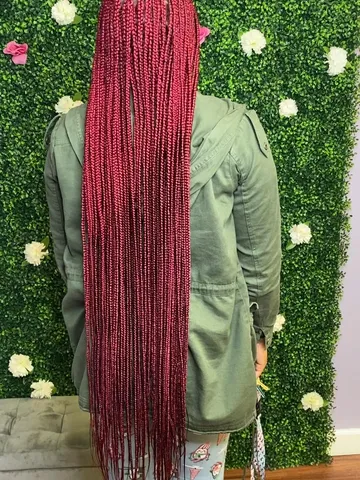 knotless box braids red at barry burson blog