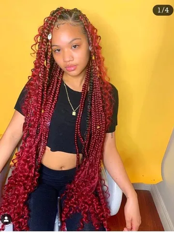 knotless box braids red at barry burson blog