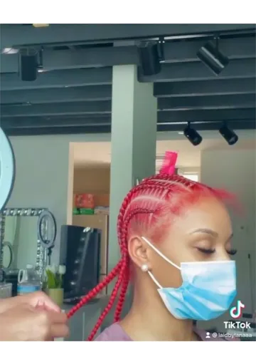 red braids black women hairstyles single braids african amer