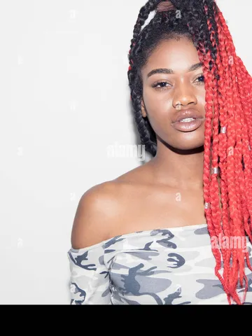 long red braids hi res stock photography and images alamy
