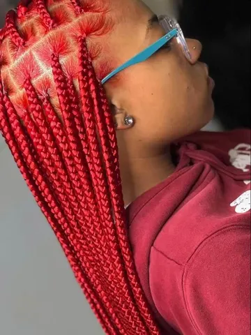 luvagirlll red hair long braids weave hairstyles braided