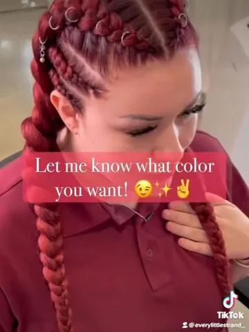trendy and simple red cornrows braids ideas and hair inspira