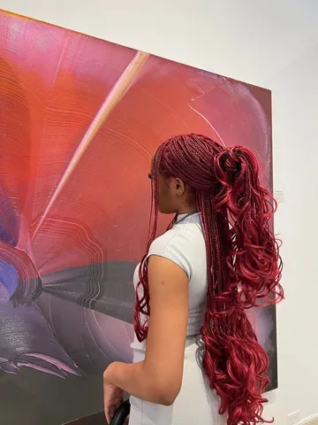 red braiding hair artofit