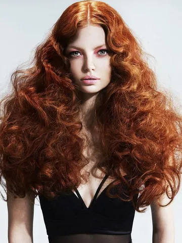 red hair curly hairstyles