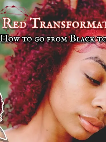 how to dye natural curly hair red no bleach no damage a mari