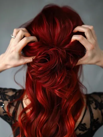 pin by their mom babychips on hair inspiration in 2025 red h