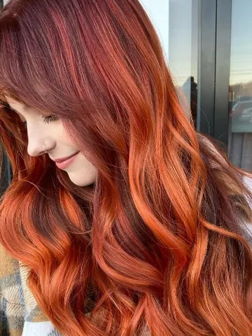 women red hairstyles deep red hair colour guide inspiration