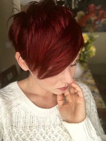 red pixie cut short red hair short hair cuts for women short
