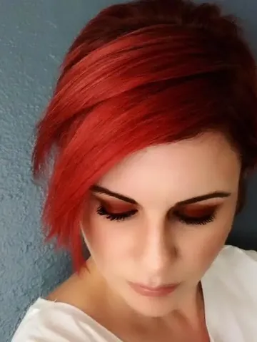 10 of the coolest red and pink pixie cuts 2024 trend