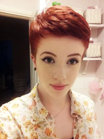 50 short hair style ideas for women red hair pixie cut short